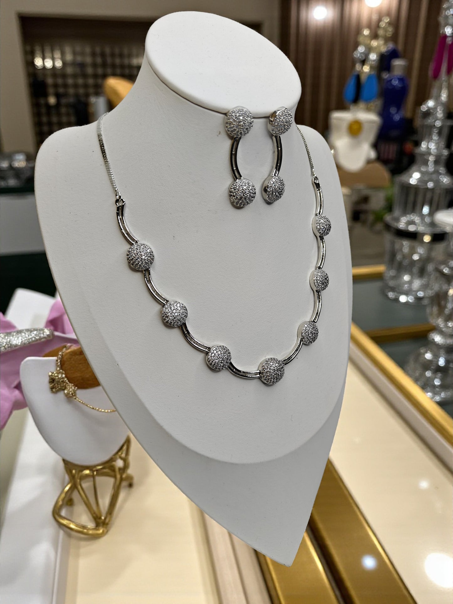 Blossom Necklace - White