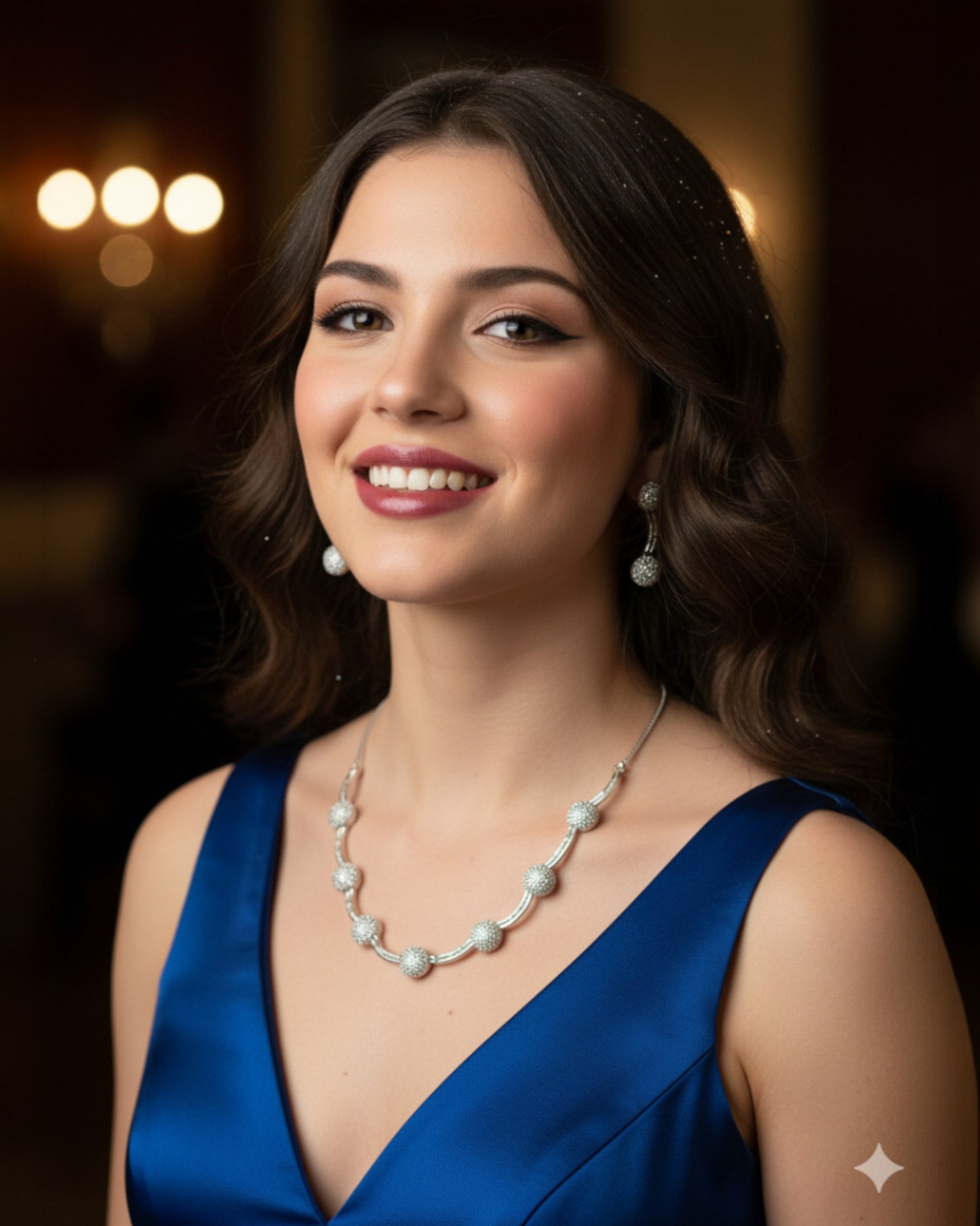 Blossom Necklace - White