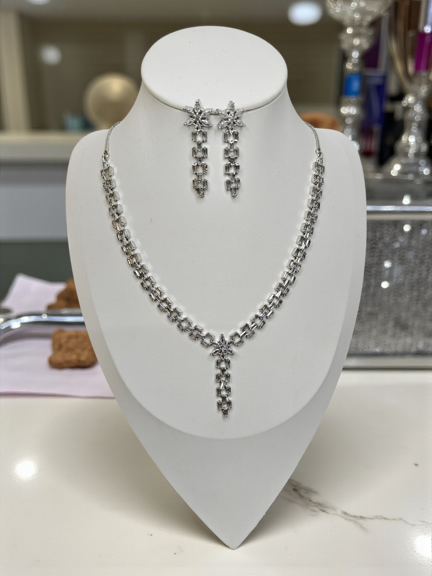 Galaxy Charm Necklace - Silver