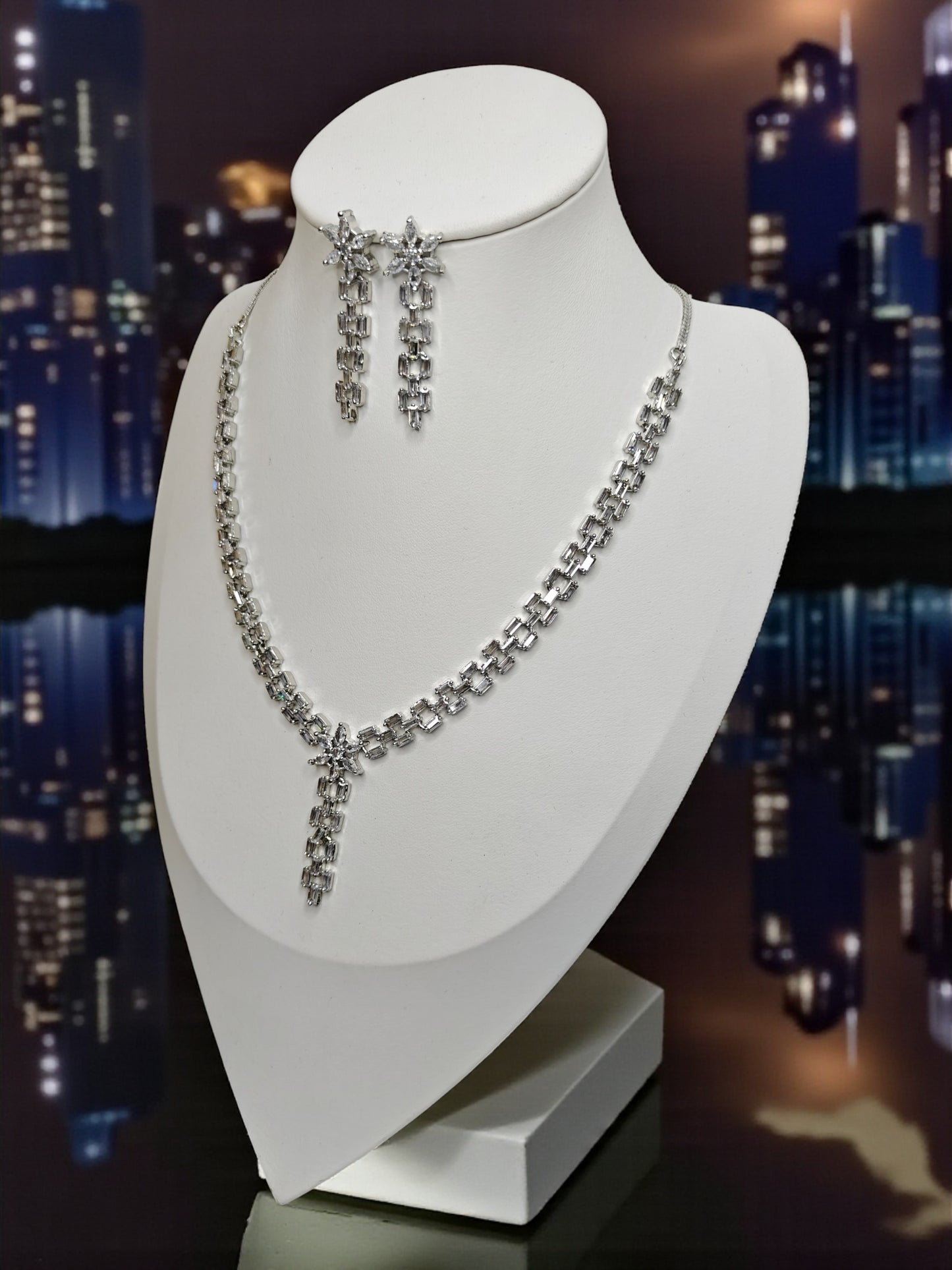 Galaxy Charm Necklace - Silver