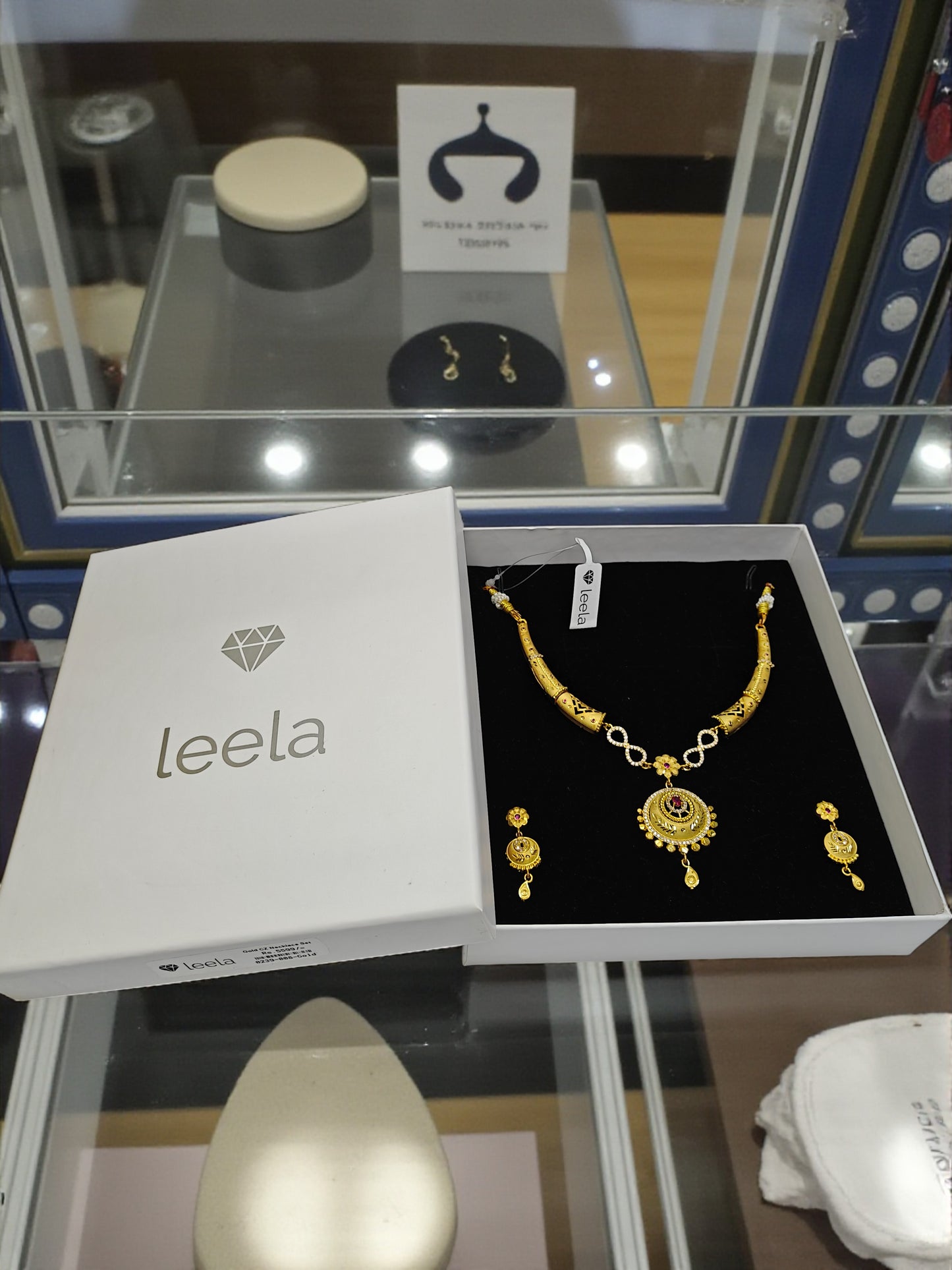 Gold CZ Necklace - Gold
