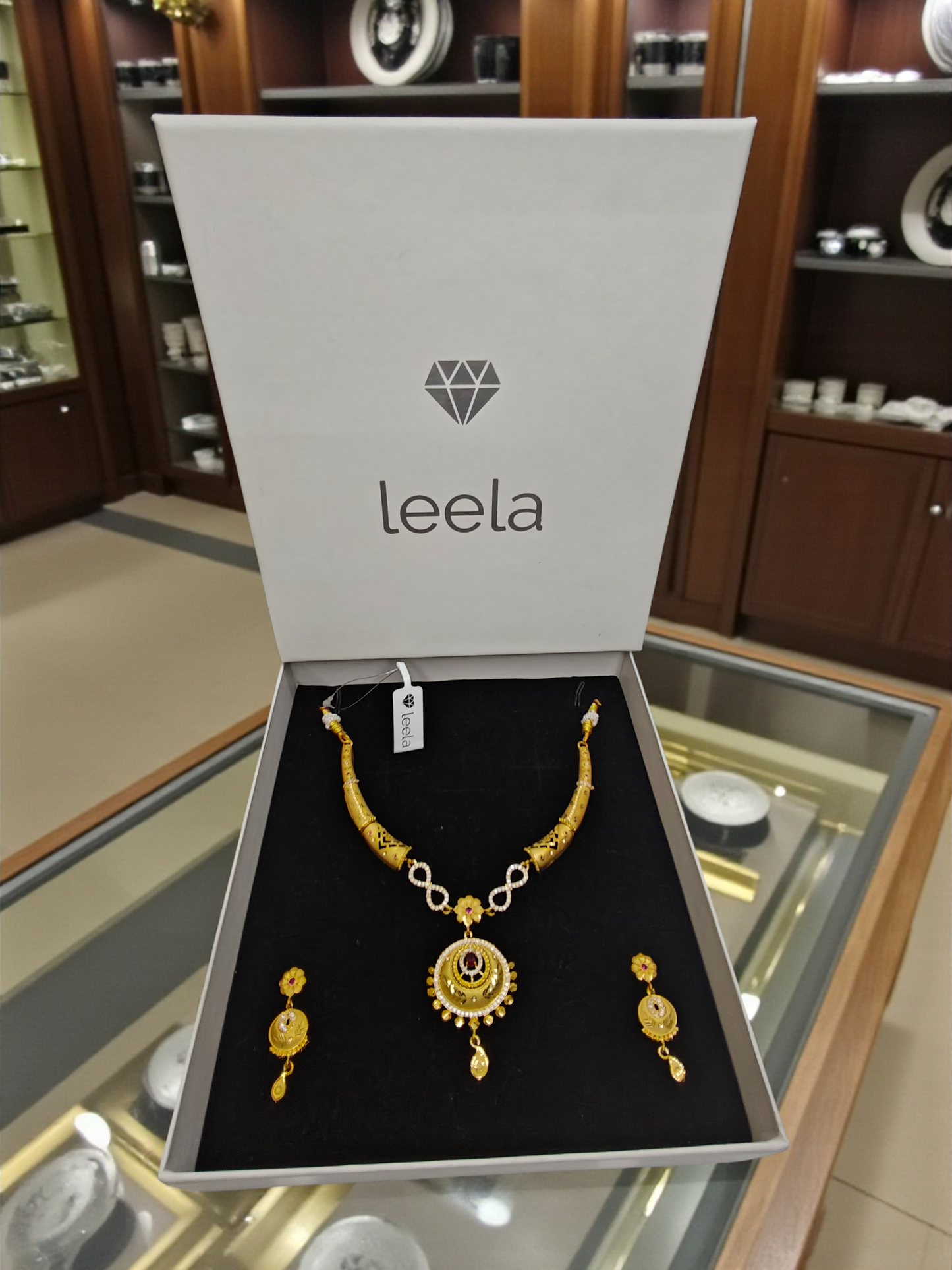 Gold CZ Necklace - Gold
