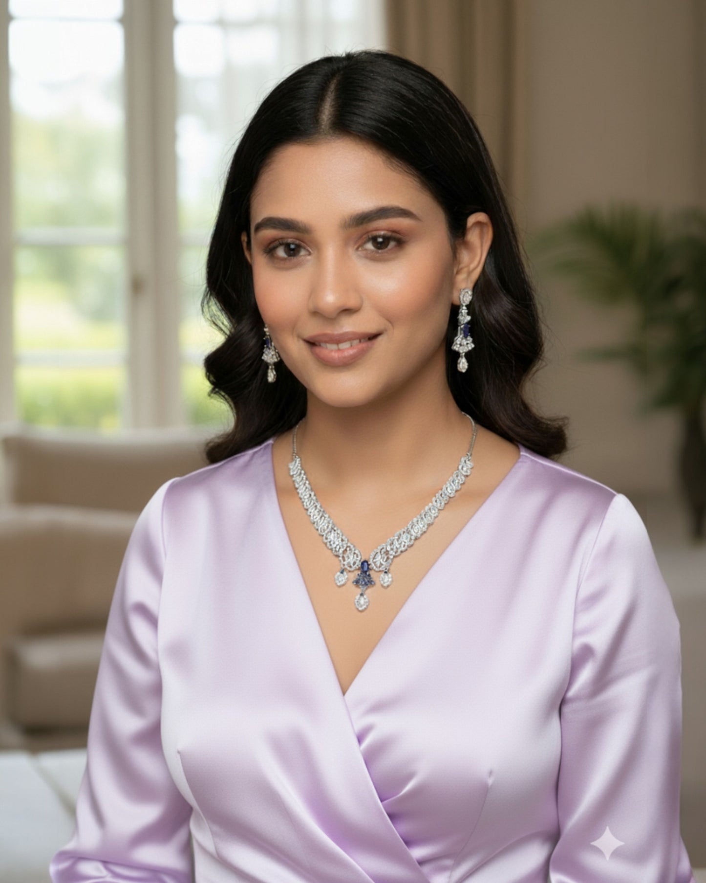 Ibadat Necklace - Purple