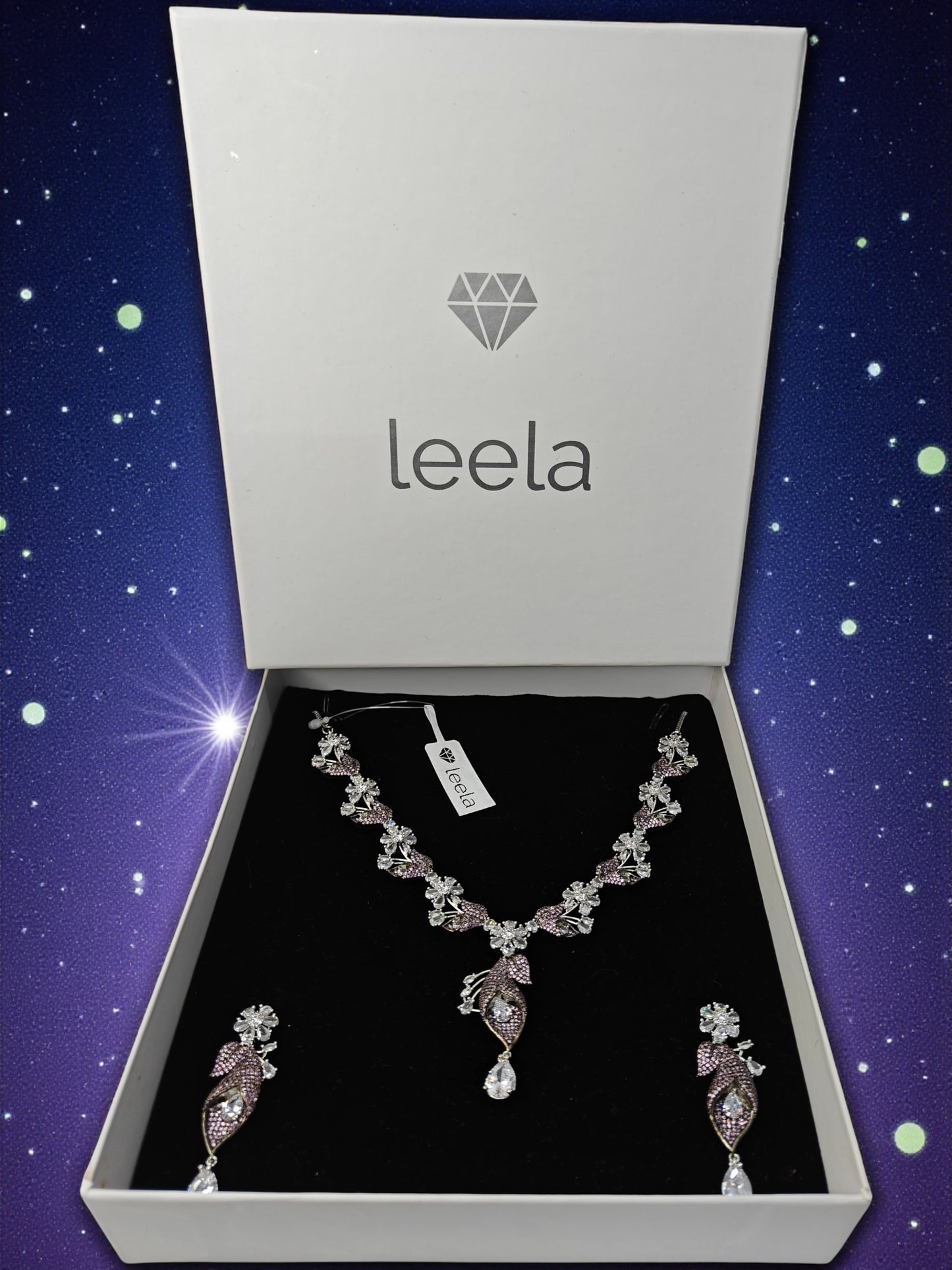 Jolie Necklace Set - Purple