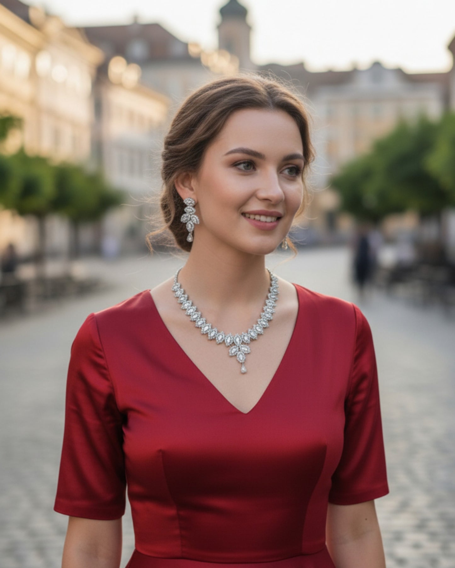 Nagina Necklace Set β White