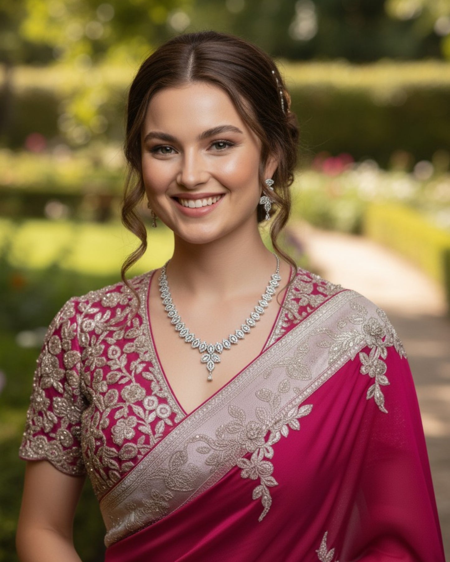Nagina Necklace Set β White