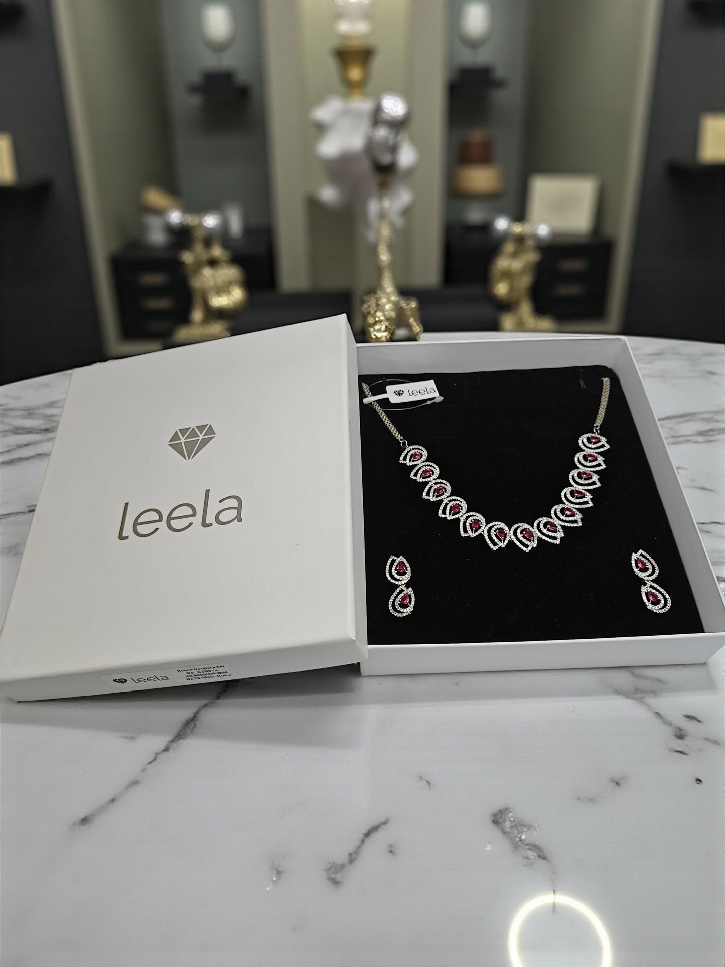Noorie Necklace - Ruby