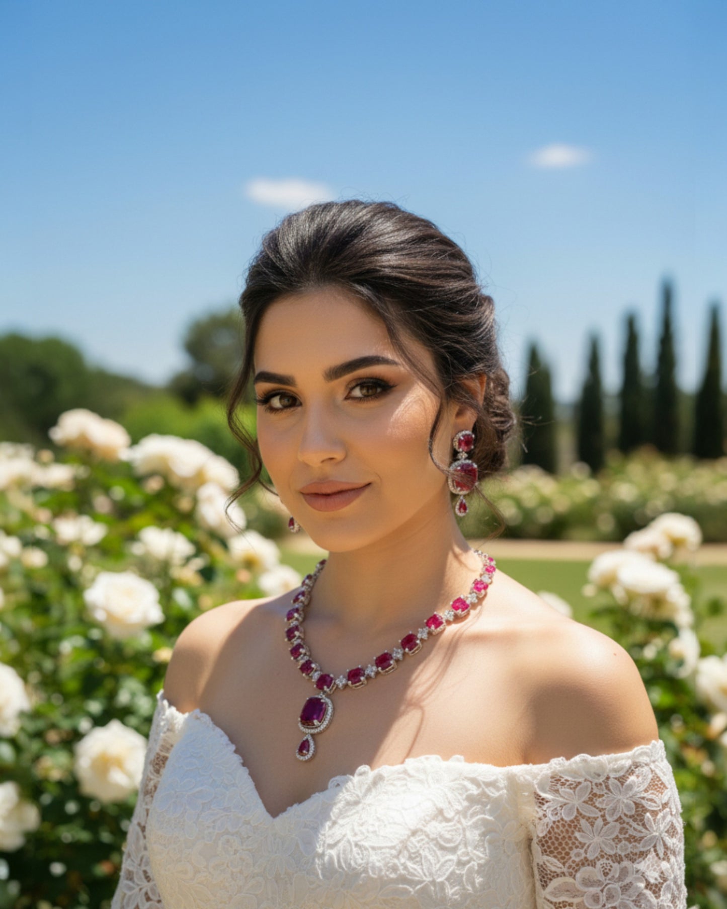 Scarlet Majesty Necklace - Ruby