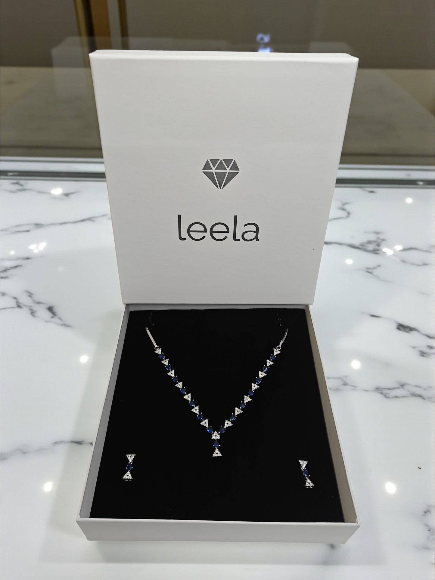 Sky Allure Necklace - Blue