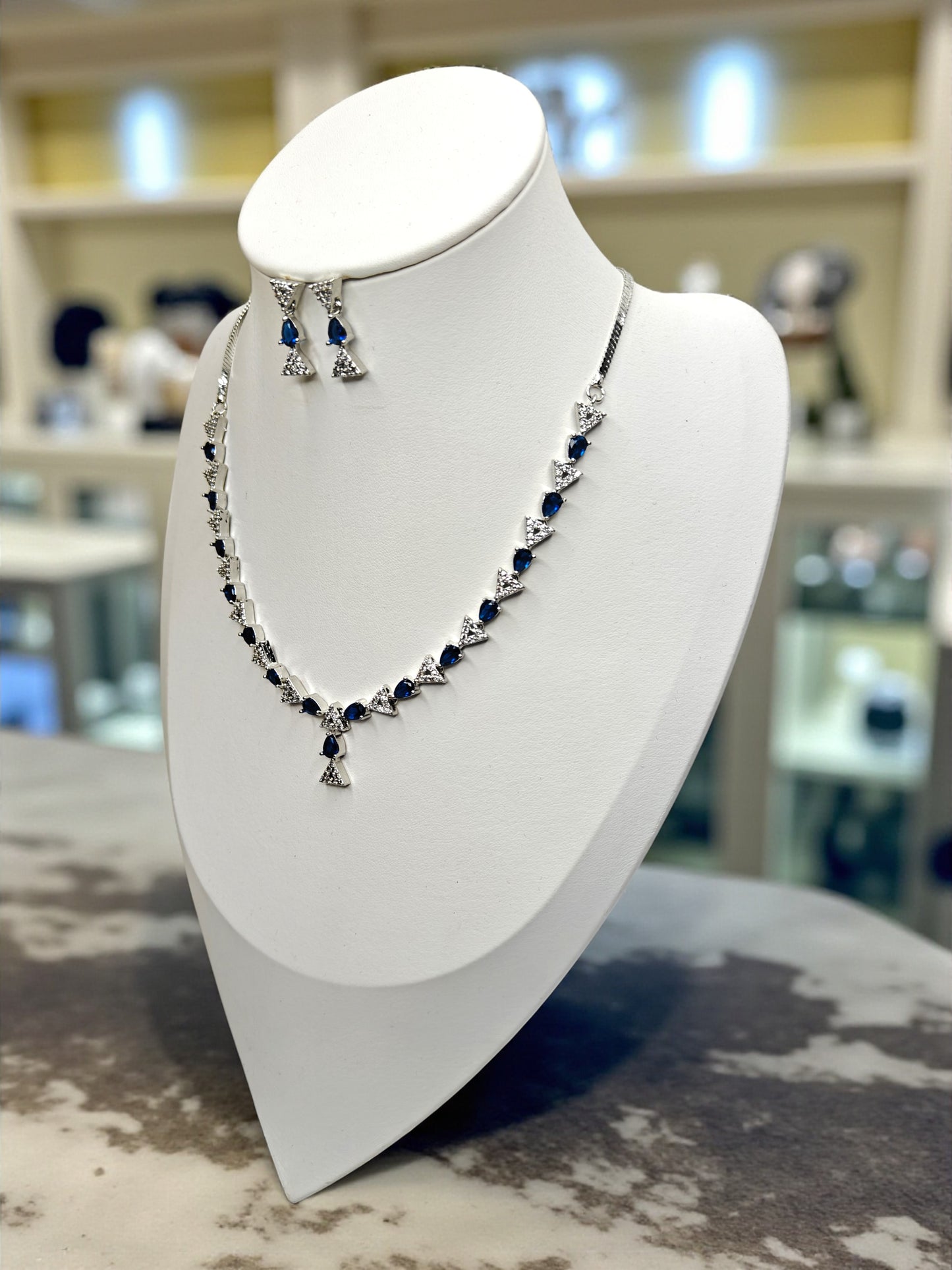 Sky Allure Necklace - Blue