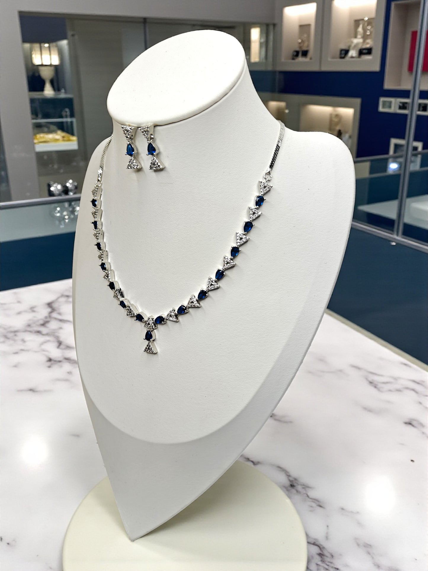 Sky Allure Necklace - Blue