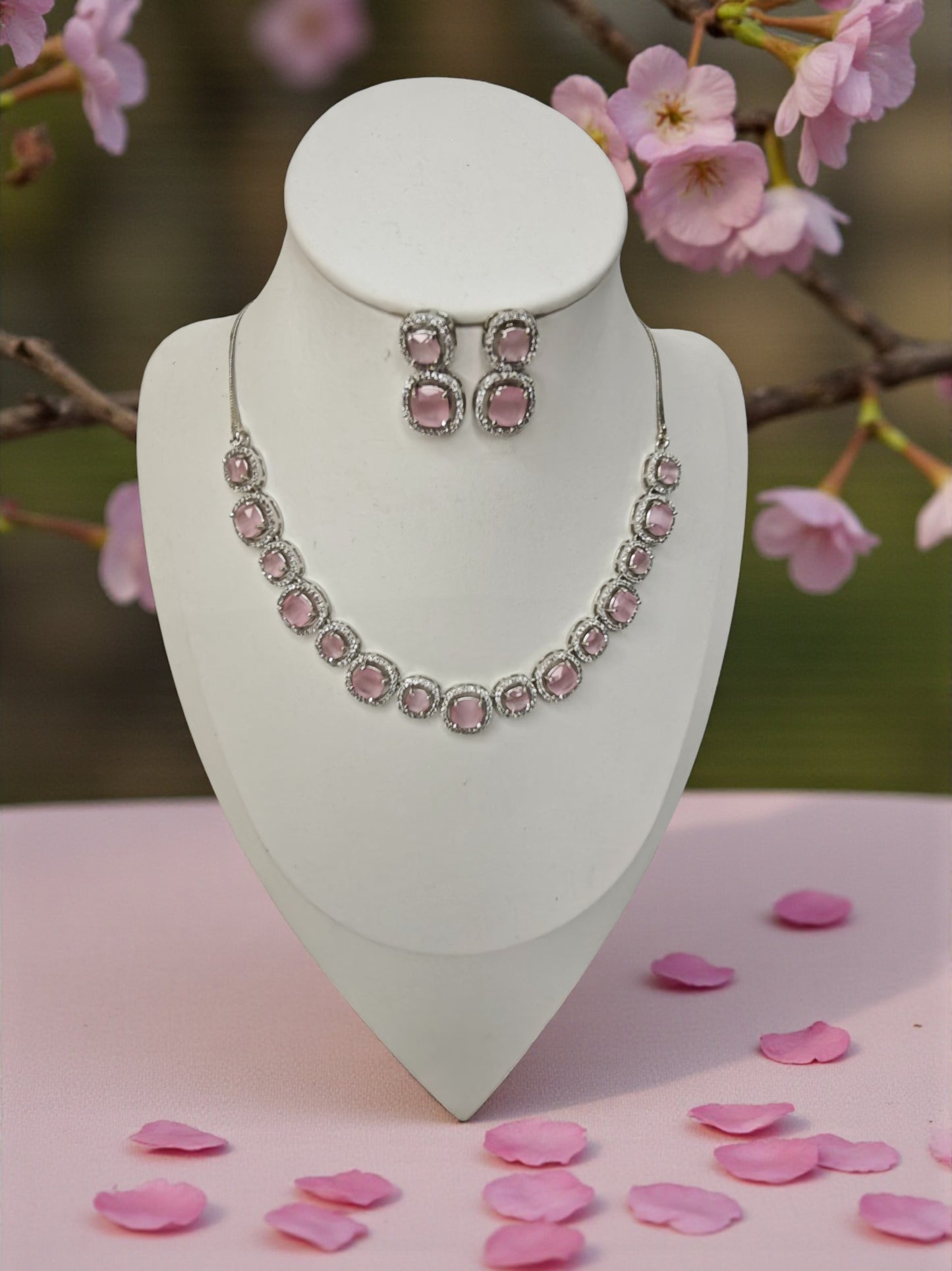 Sophia Necklace - Pink