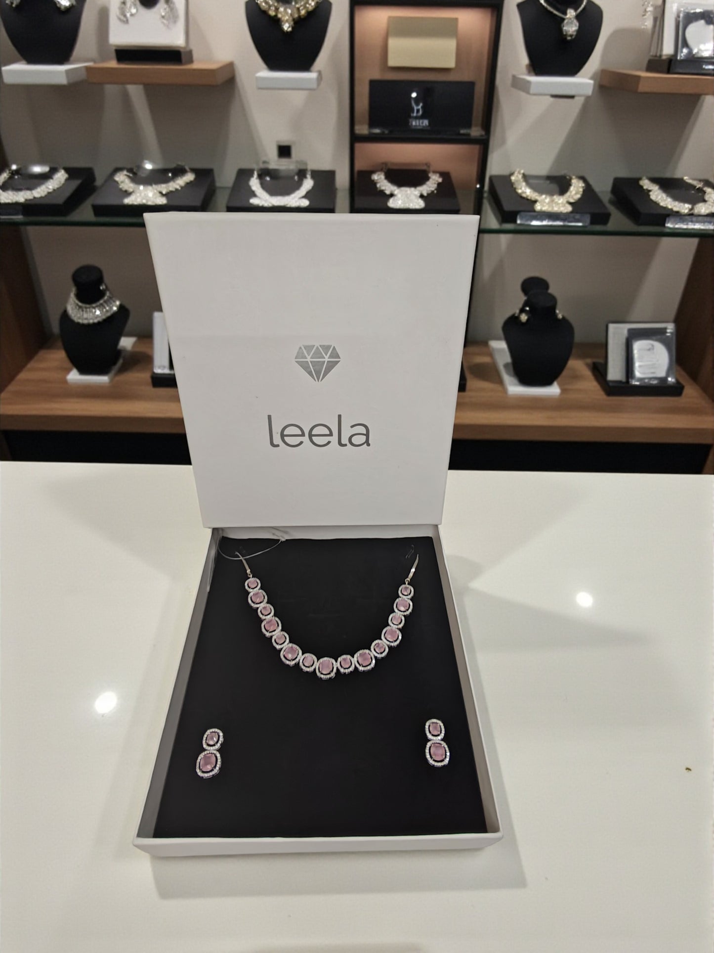 Sophia Necklace - Pink