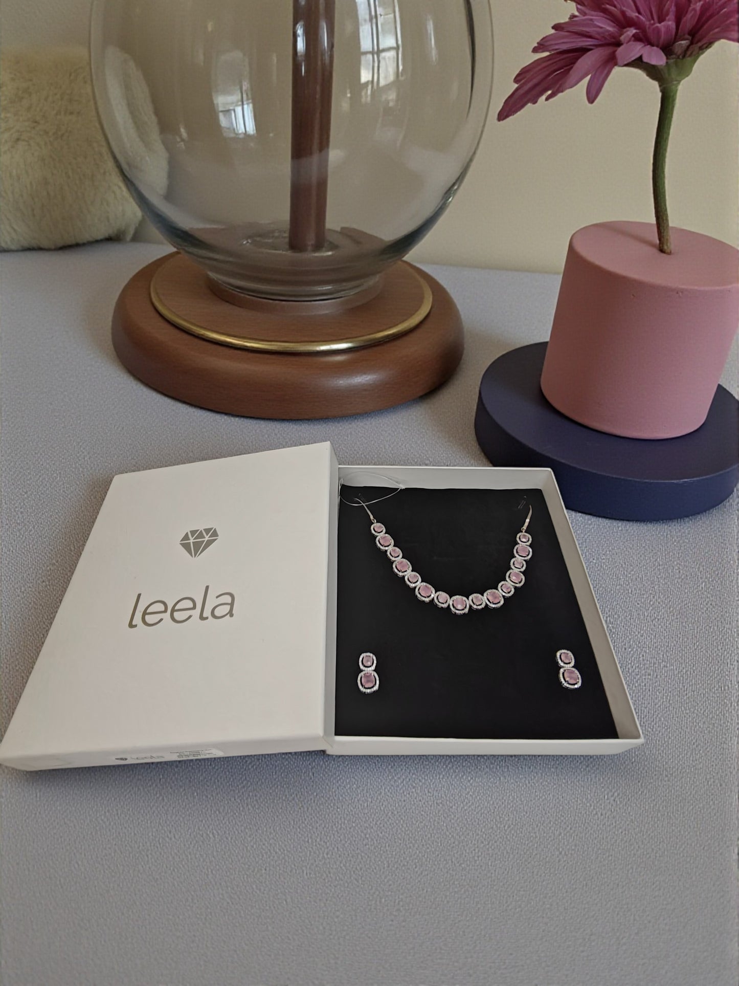 Sophia Necklace - Pink