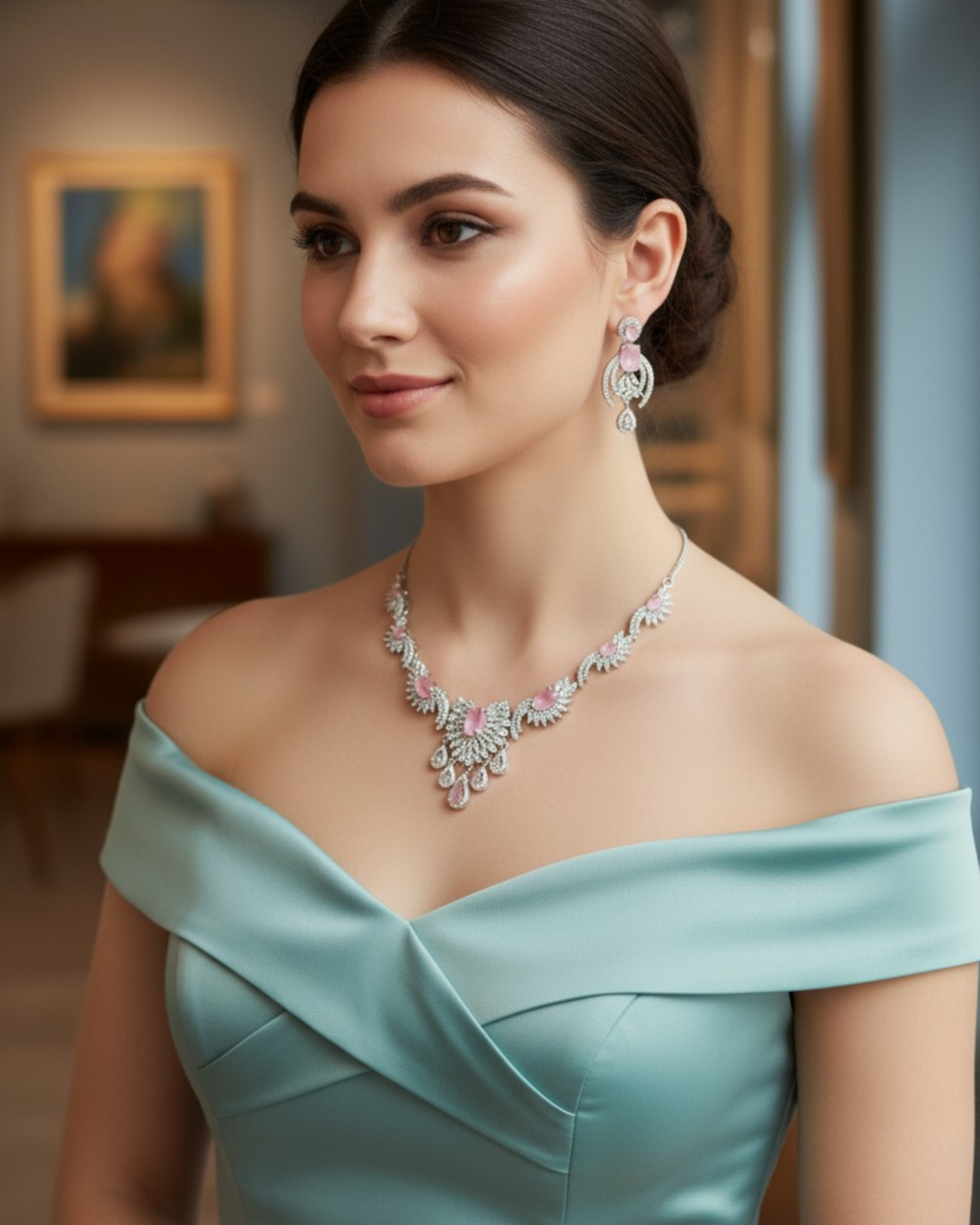 Twinkle Necklace - Pink