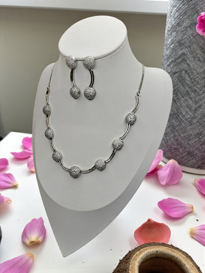 Blossom Necklace - White