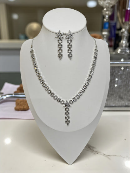 Galaxy Charm Necklace - Silver