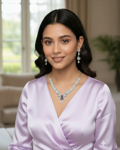 Ibadat Necklace - Purple