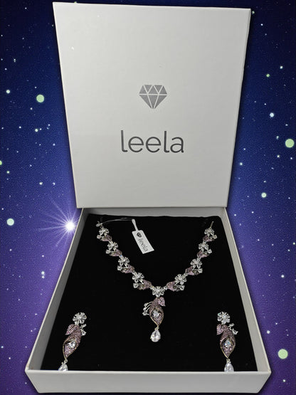 Jolie Necklace Set - Purple
