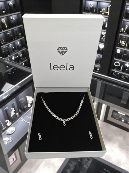 Lunar Celestial Necklace - White
