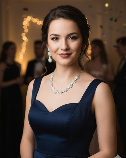 Marie Necklace - White