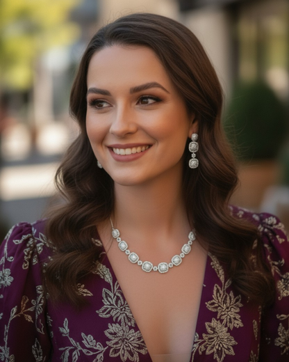 Marie Necklace - White