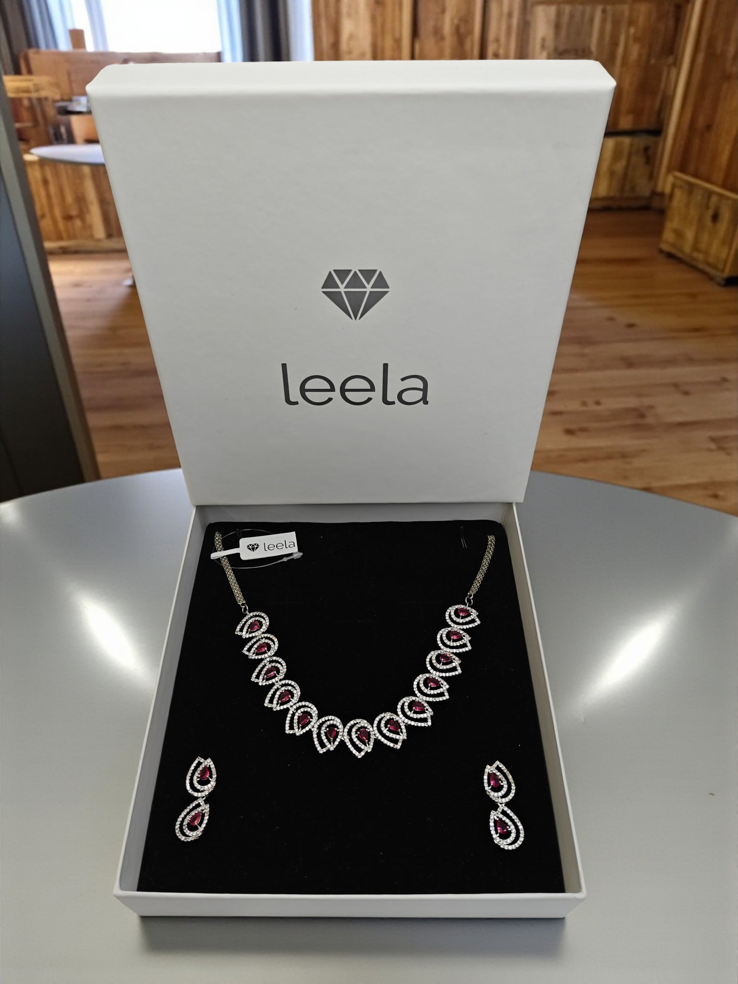 Noorie Necklace - Ruby