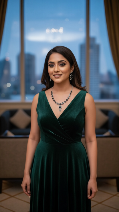 Midnight Majesty Necklace Set