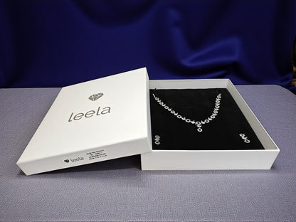 Starlit Halo Necklace - Silver